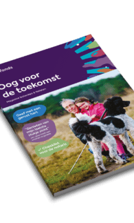 Mockup van magazine 'Oog voor de Toekomst' van het Oogfonds