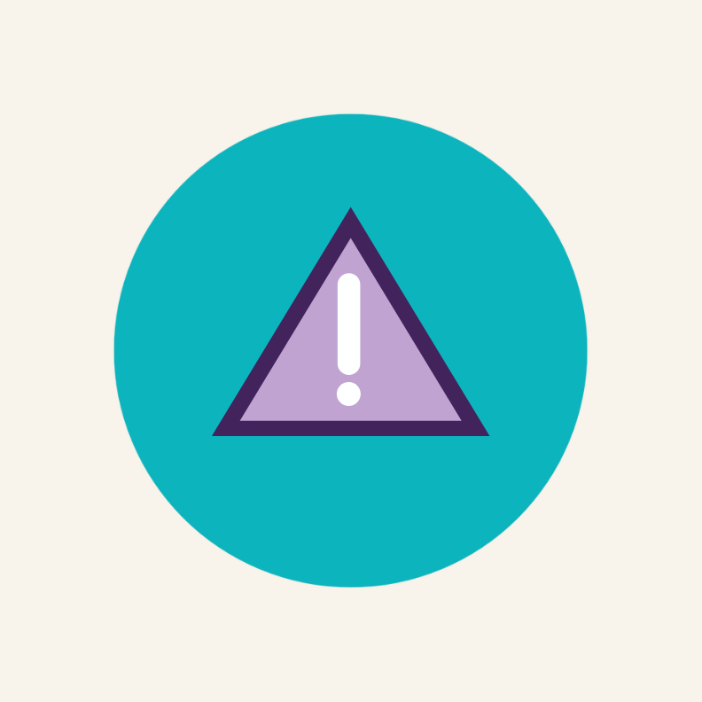 icoon met een alarmsignaal