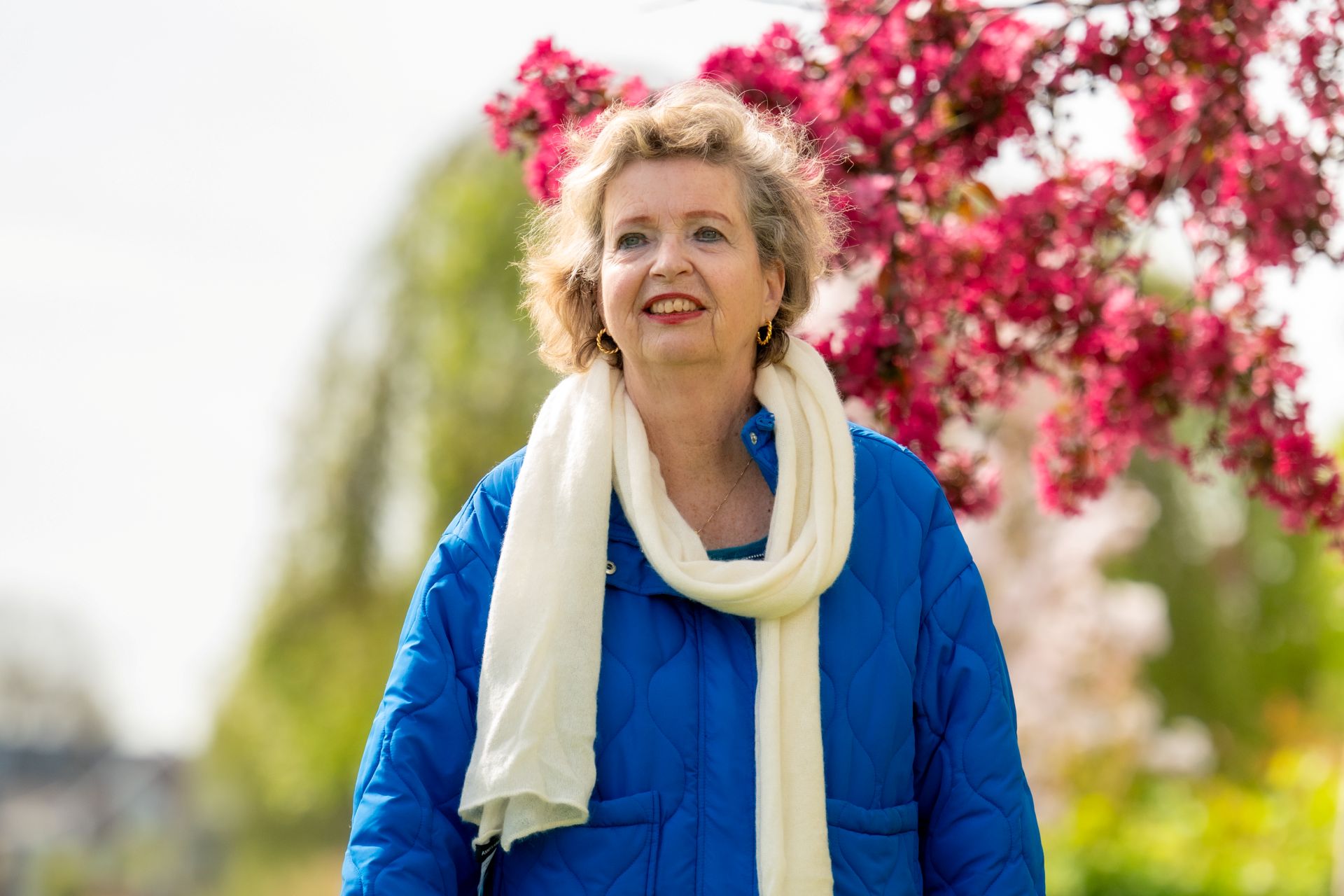 Portret van Karin van Leeuwen, die nalaat aan het Oogfonds.