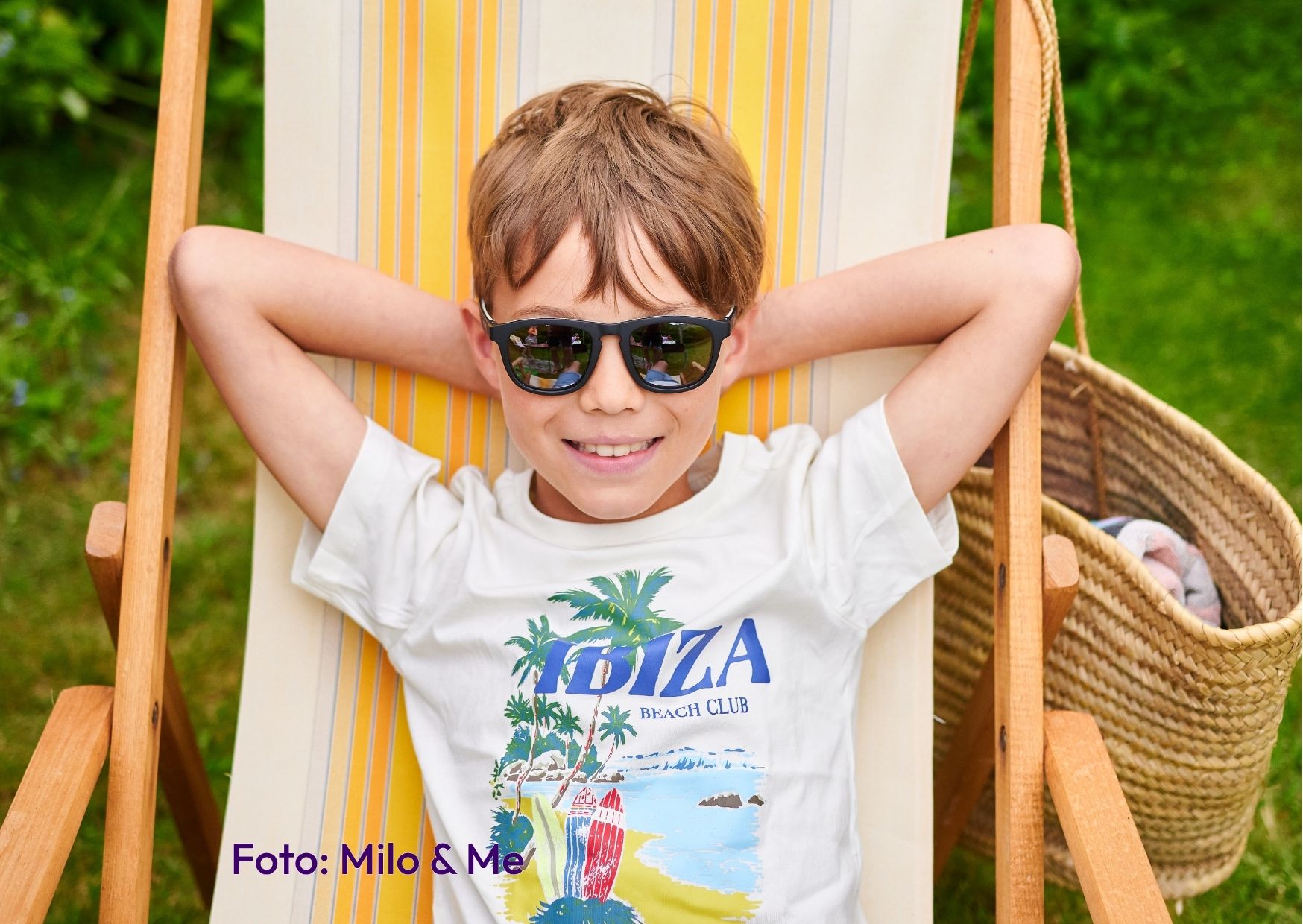 Jongen met zonnebril van Milo & Me